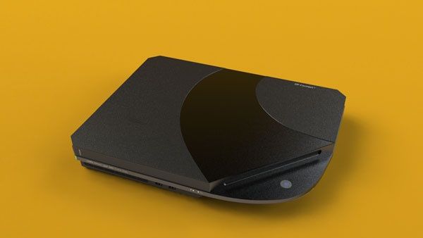 Konsola Playstation 4 widok pod kątem