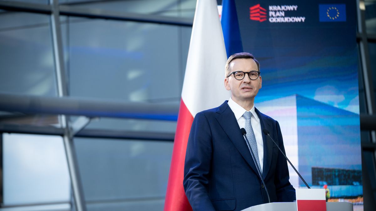 Na zdjęciu Mateusz Morawiecki