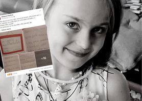 8-letnia Małgosia Kląskała nie żyje. Przed śmiercią napisała poruszający list