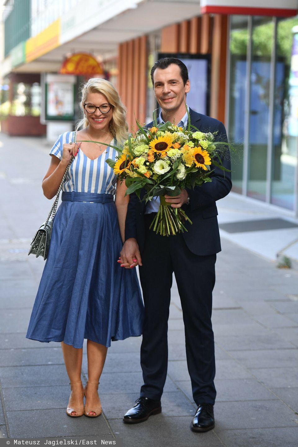 Katarzyna Bonda zabrała ukochanego do "Dzień Dobry TVN"