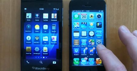Nowe BlackBerry na tle iPhone'a 5. Który ładniejszy?
