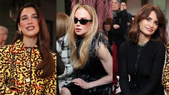 Przystrojone gwiazdy meldują się na pokazie Chanel: Dua Lipa, Nicole Kidman, Penelope Cruz... (ZDJĘCIA)