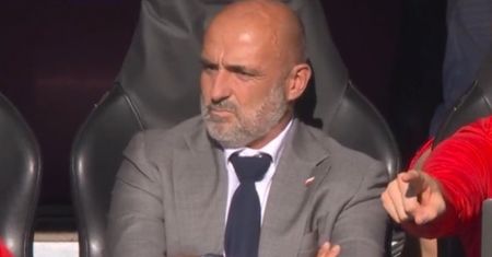 Michał Probierz nie zawiódł. Na meczu Polska-Francja zaprezentował się w perfekcyjnie skrojonym garniturze. Klasa? (ZDJĘCIA)