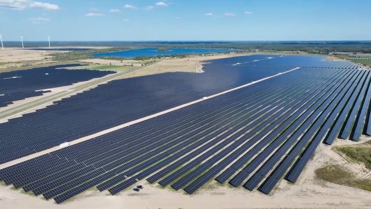 Farma fotowoltaiczna w gminie Przykona.