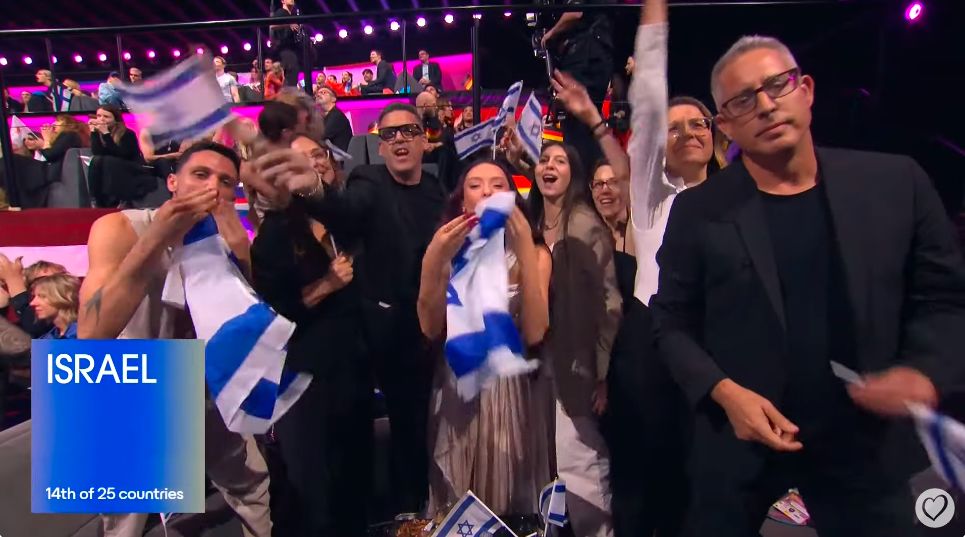 Delegacja Izraela podczas finału Eurowizji 2024