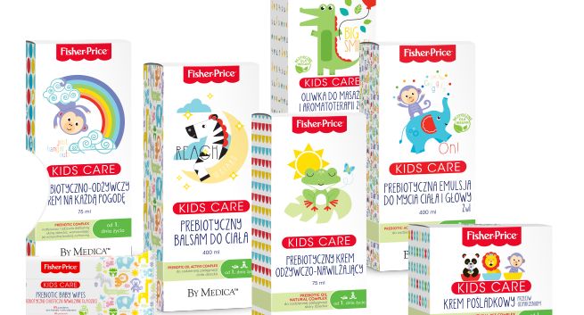 By Medica Fisher-Price nową serią prebiotyczno-odżywczych kosmetyków dla dzieci i niemowląt