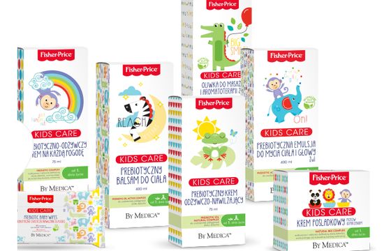 By Medica Fisher-Price nową serią prebiotyczno-odżywczych kosmetyków dla dzieci i niemowląt