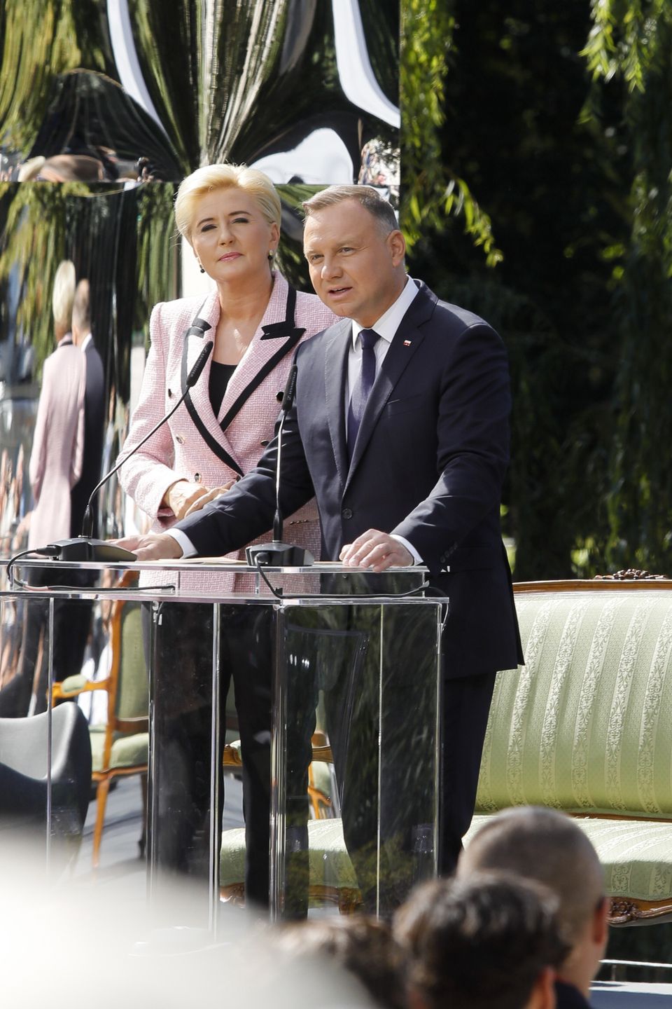 Andrzej Duda i Agata Kornhauser-Duda 