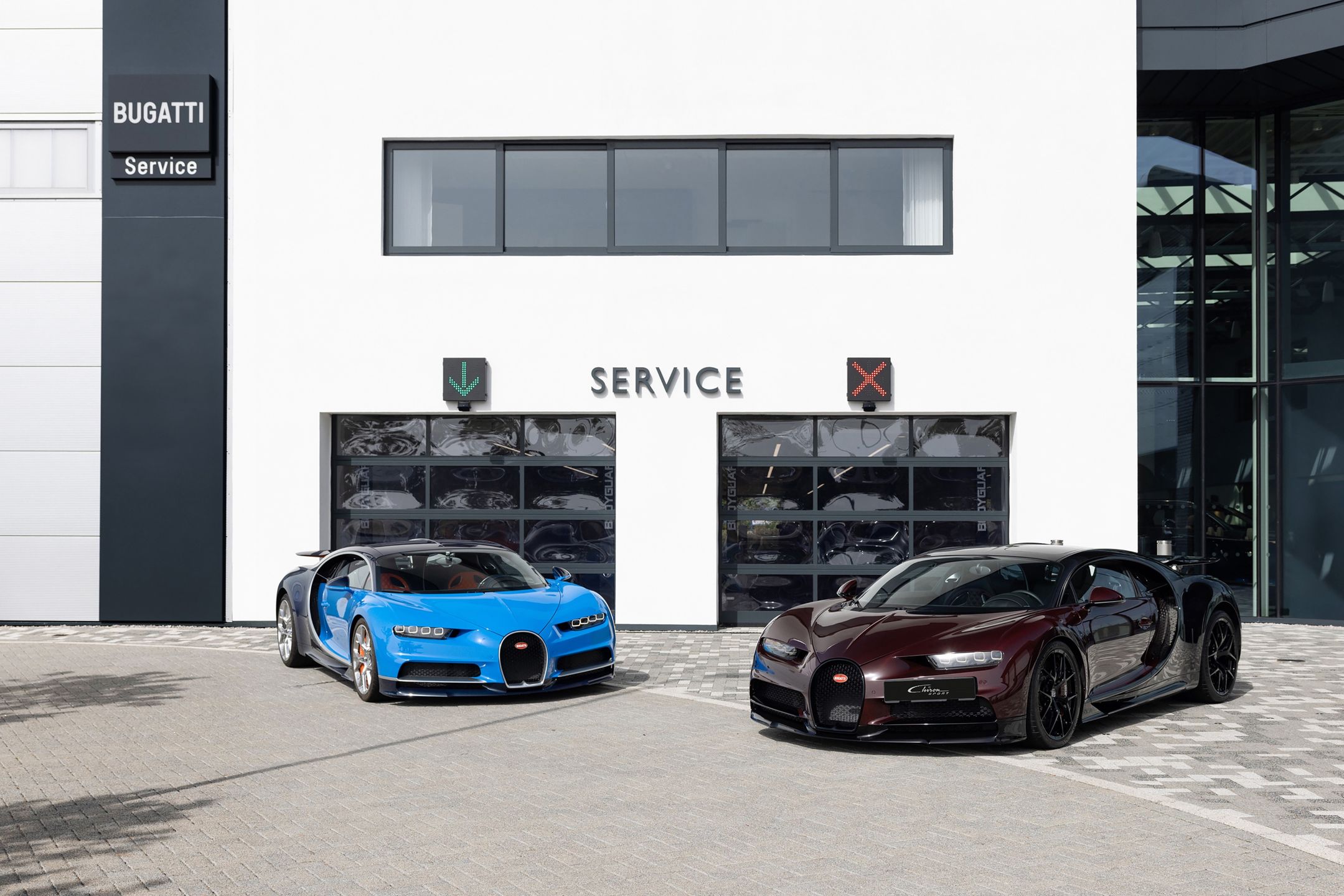 Centrum serwisowe bugatti w Londynie