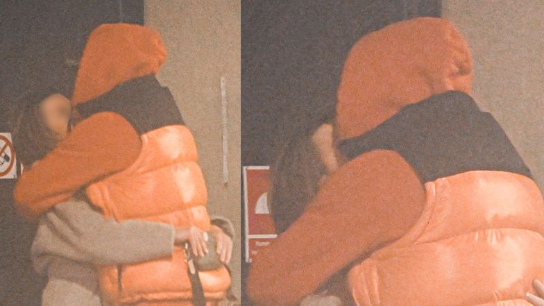 Robert Kochanek migdali się na ulicy z szatynką 