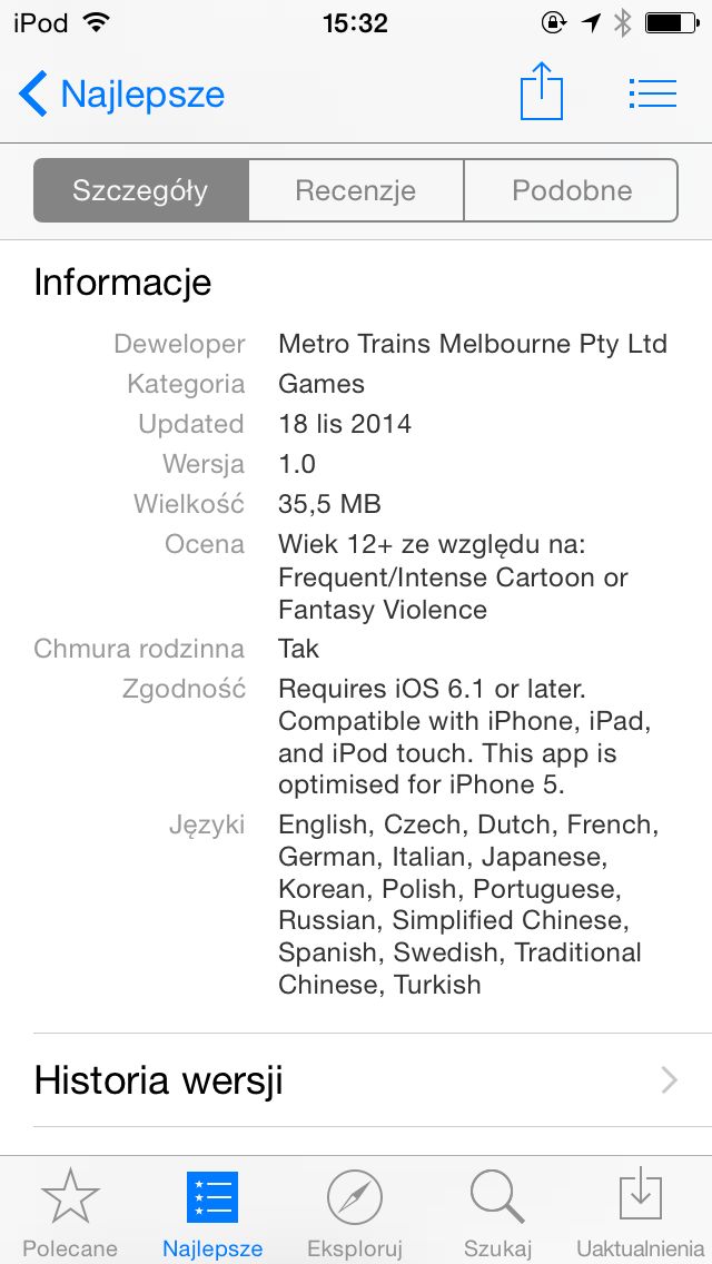 Piekło zamarzło. App Store doczekał się spolszczenia 5