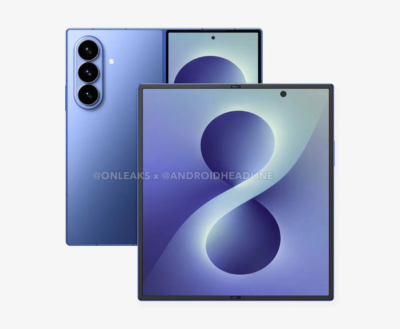 Samsung Galaxy Z Fold 8 Ultra - wizualizacja na podstawie przeci