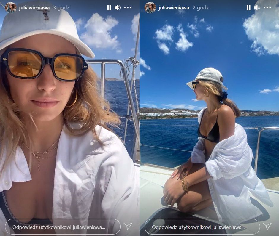 Julia Wieniawa na greckich wakacjach