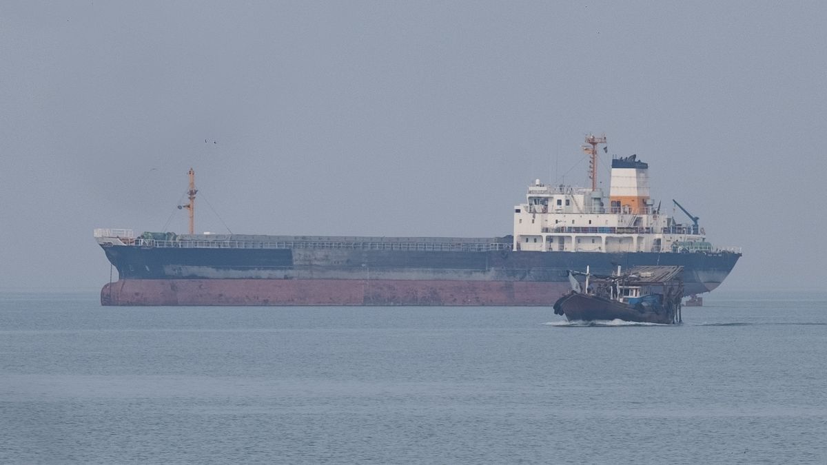 Tankowiec porwany przez piratów. Zdjęcie poglądowe