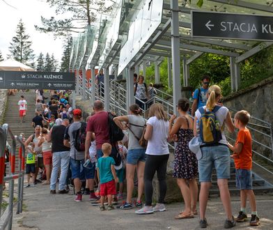 Gigantyczne kolejki na Kasprowy Wierch. Zakopane oblężone