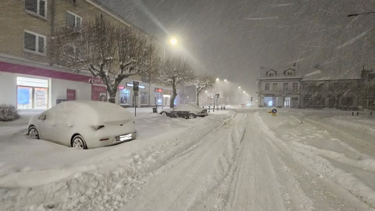 Tak wygląda Mława. Spadło 57 cm śniegu.