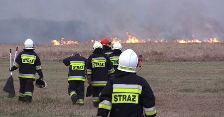 Potężny pożar w Lipiej Górze
