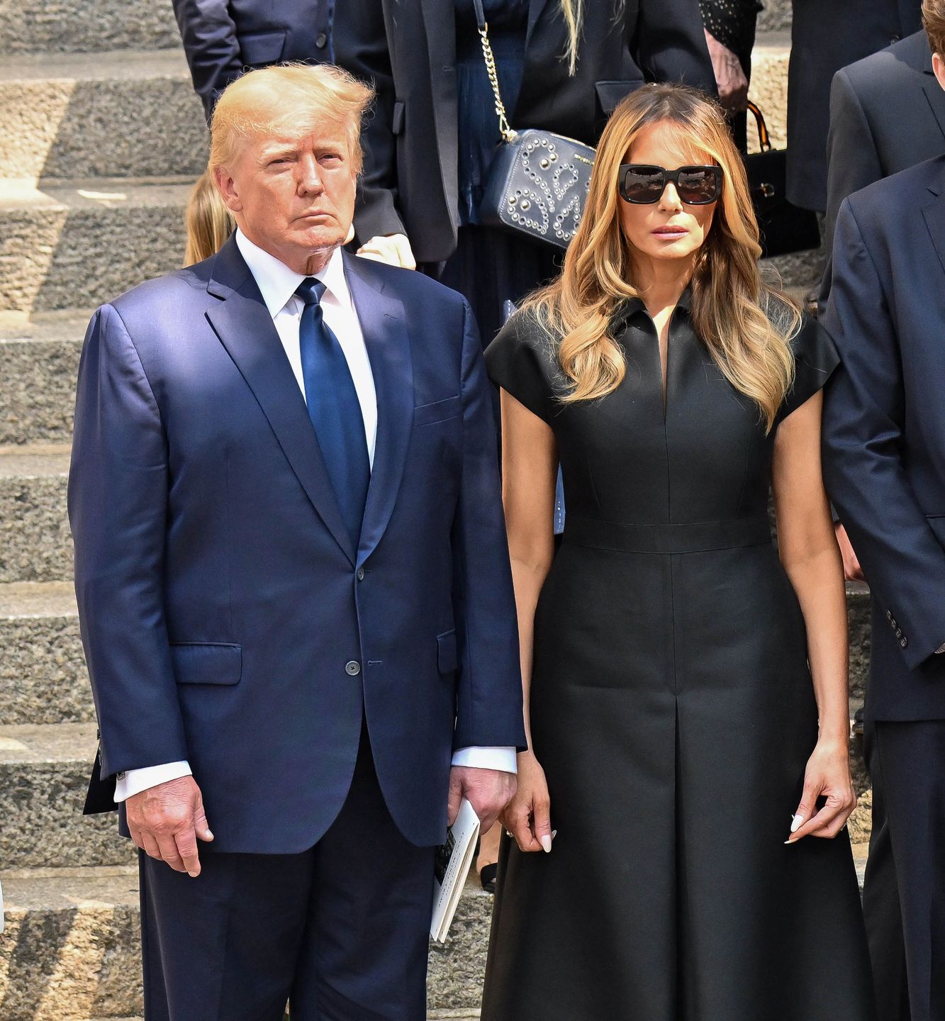 Melania Trump z mężem 