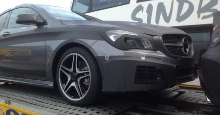 Mercedes-Benz CLA 45 AMG wyszpiegowany