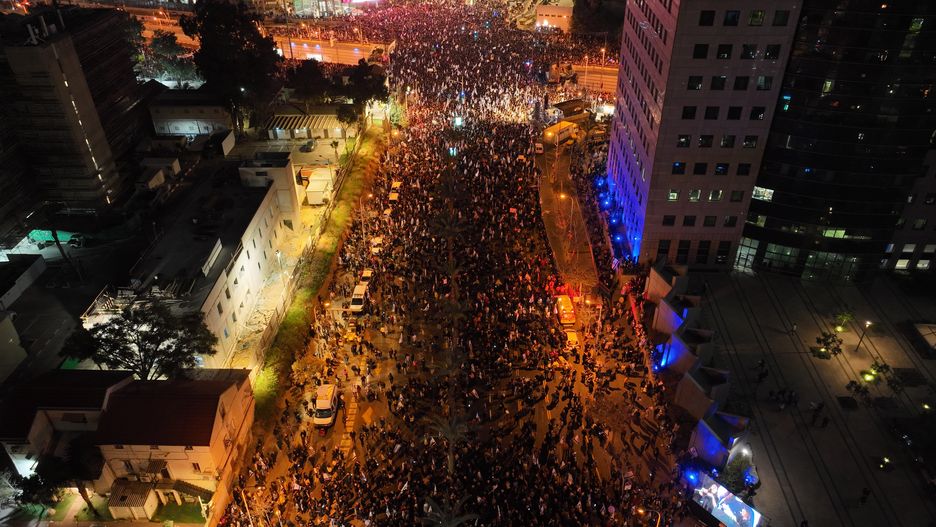 W Tel-Awiwie protestowało ponad 100 tys. osób