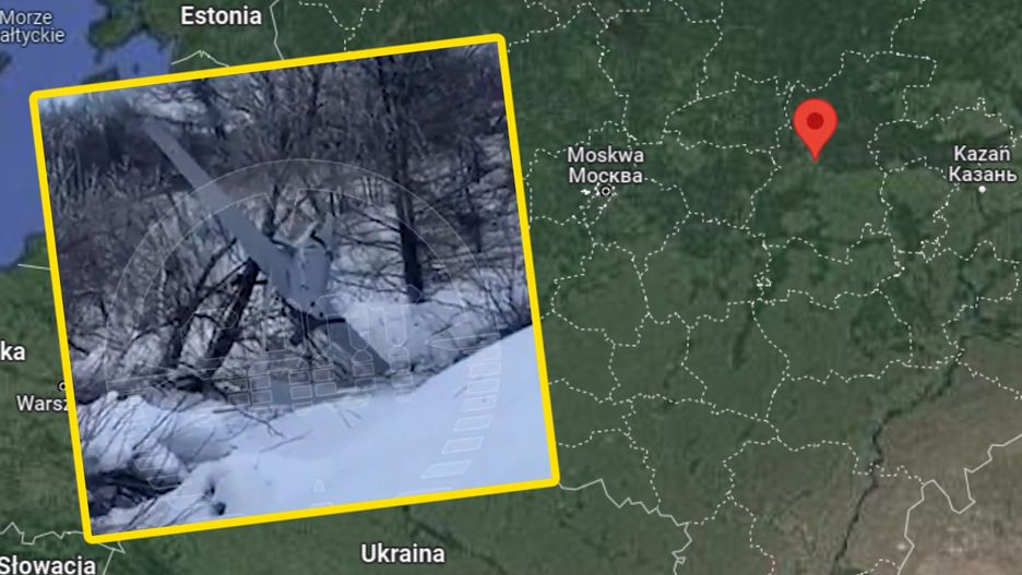 Dron rozbity w Niżnym Nowogrodzie