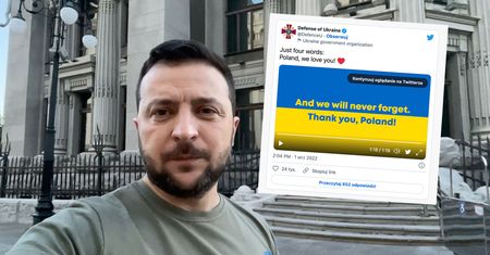 Nagranie z Ukrainy dla Polski. "Tylko cztery słowa"