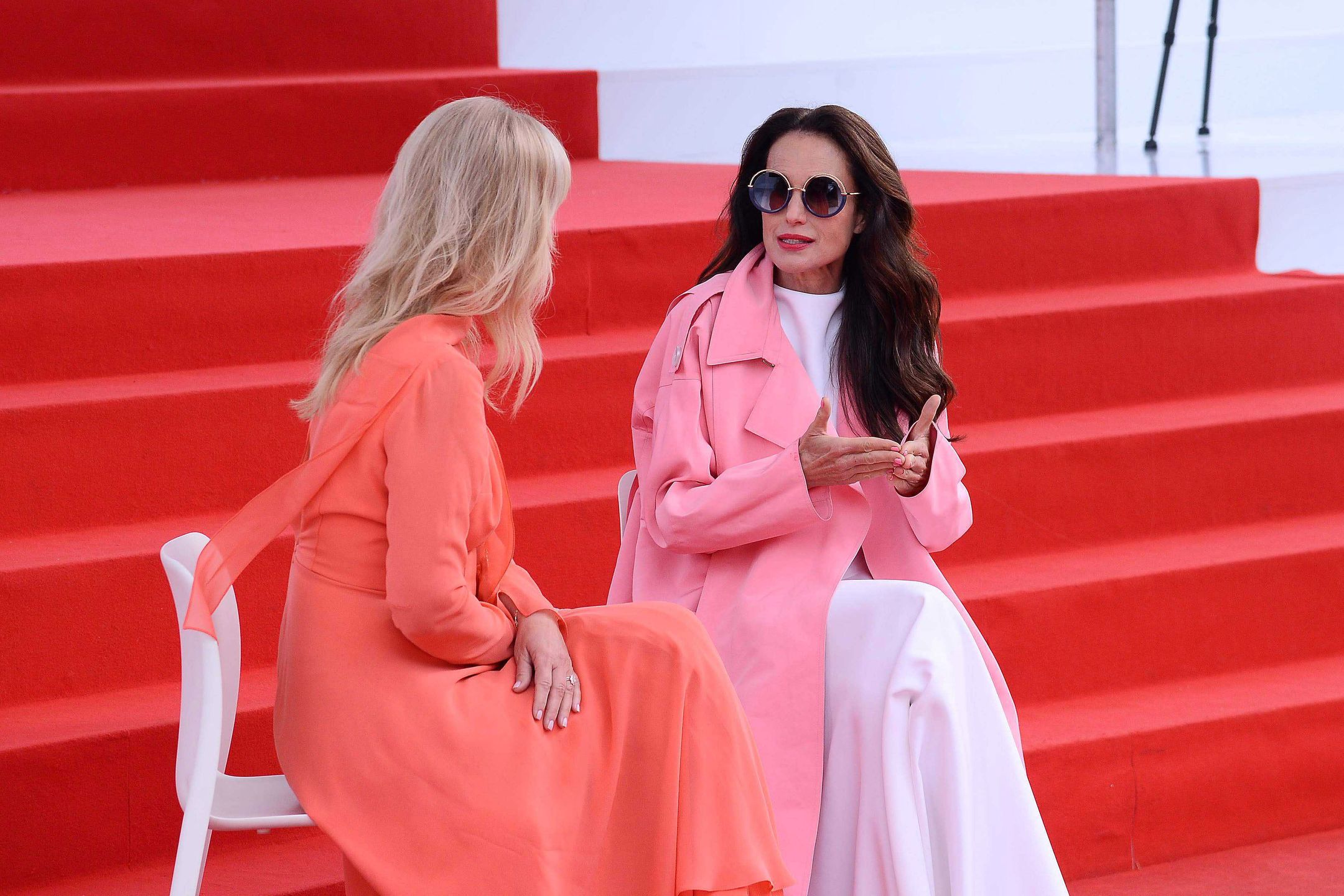 Andie MacDowell i Grażyna Torbicka, ambasadorki marki L'Oréal Paris - Cannes 2019
