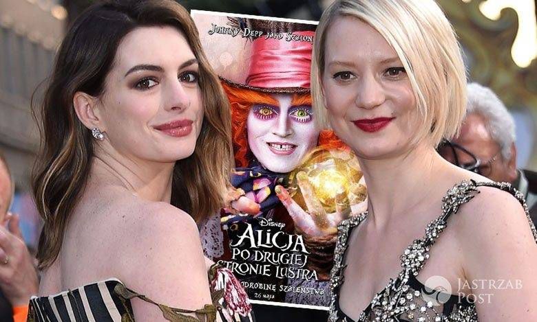 Mia Wasikowska i Anne Hathaway na premierze "Alicji po drugiej stronie lustra" w bajecznych kreacjach światowych marek