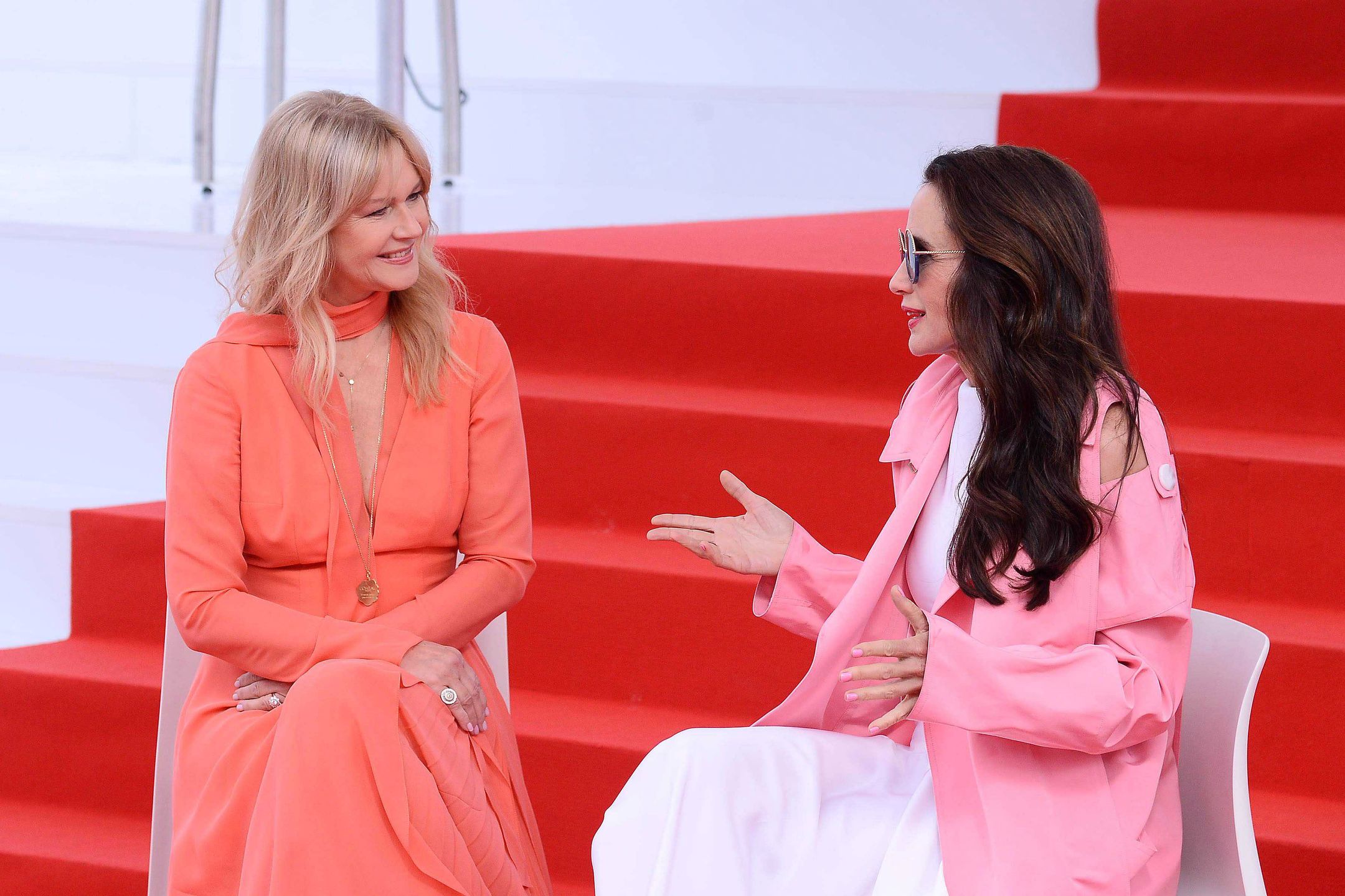 Andie MacDowell i Grażyna Torbicka - Cannes 2019