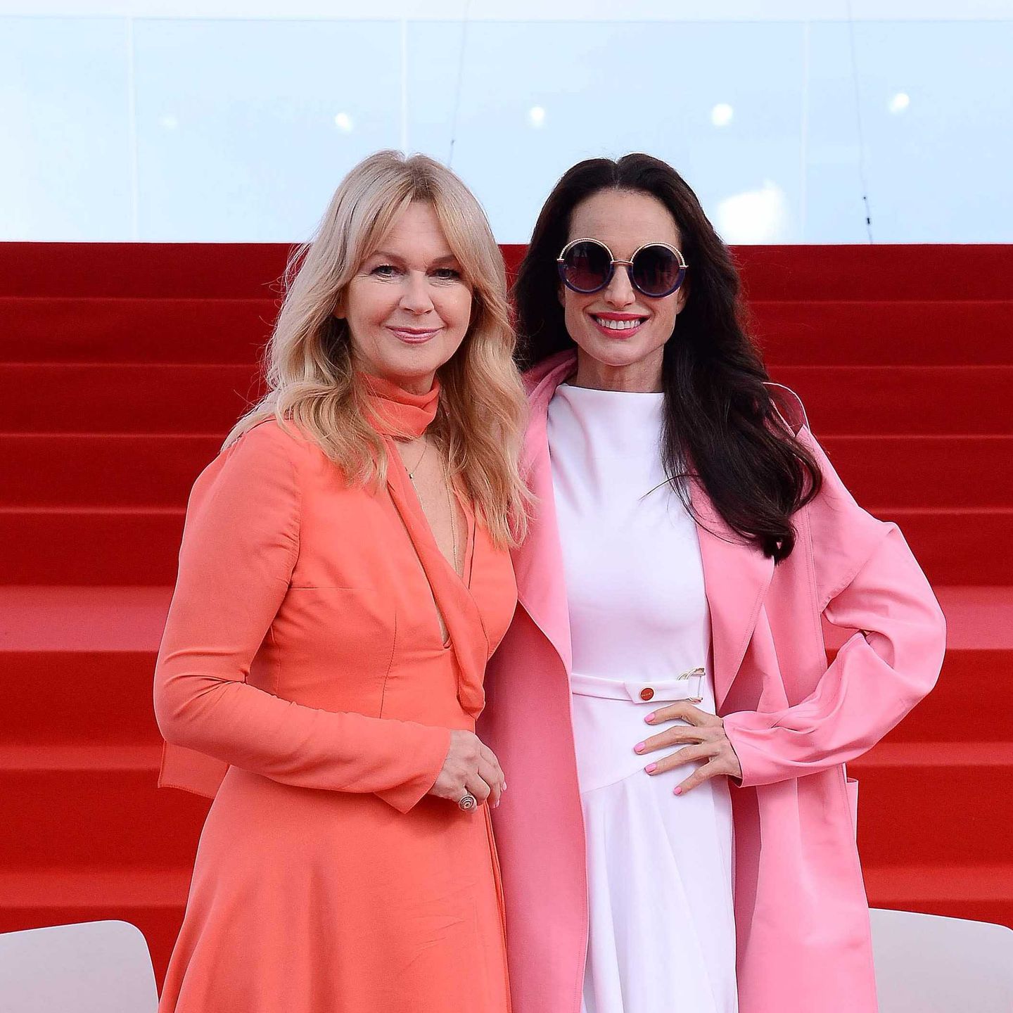 Andie MacDowell i Grażyna Torbicka - Cannes 2019