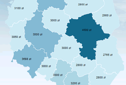 Ile zarabia się w poszczególnych regionach Polski?