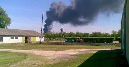 Wielki pożar pod Warszawą - unosi się toksyczny dym