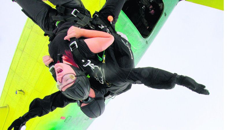 I lecimy! 30 sekund swobodnego spadania to chwila niczym nie skrępowanej wolności