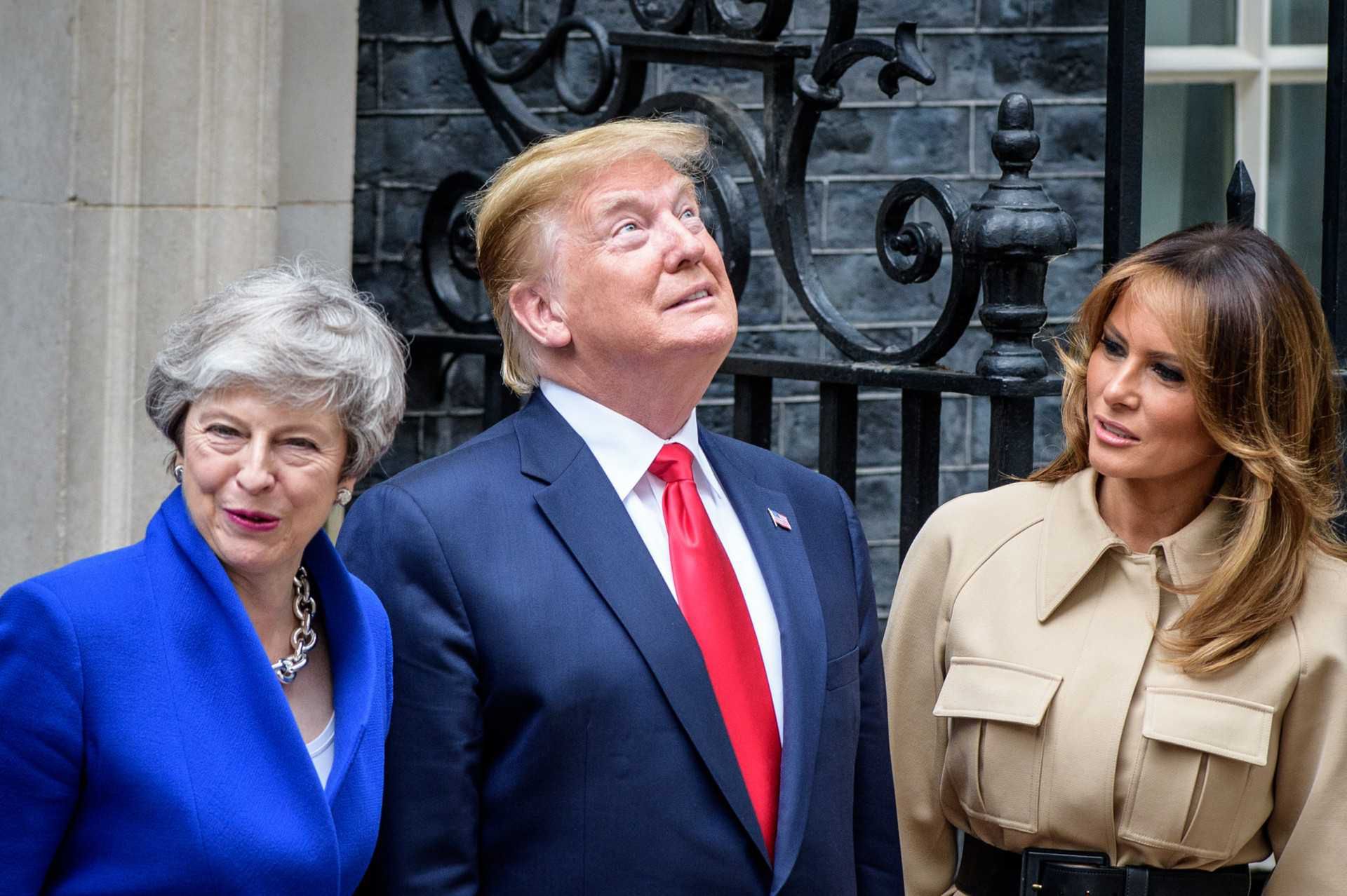 Melania Trump spotkała się z Theresę May