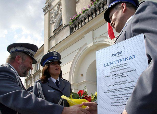 Certyfikowana warszawska policja