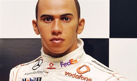 Lewis Hamilton w Madame Tussauds