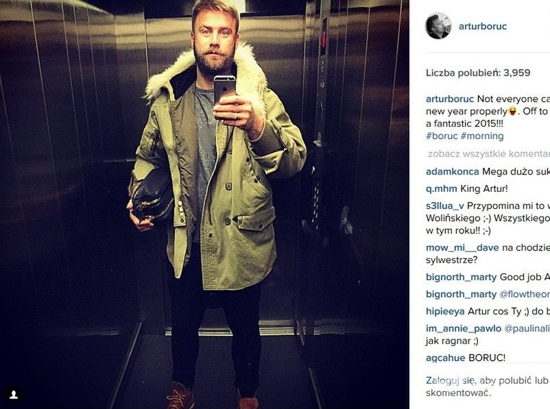 Artur Boruc (fot. Instagram)