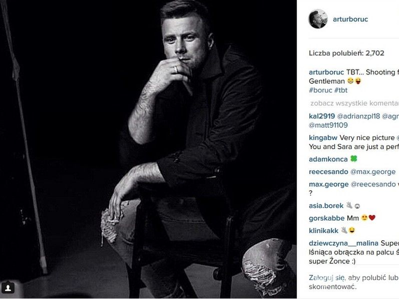 Artur Boruc (fot. Instagram)