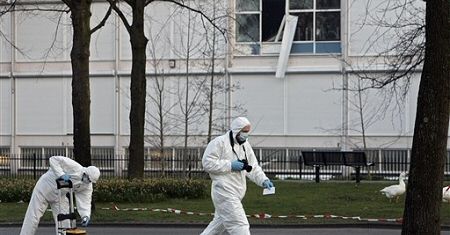 Seria wybuchów w budynku sądu w Amsterdamie