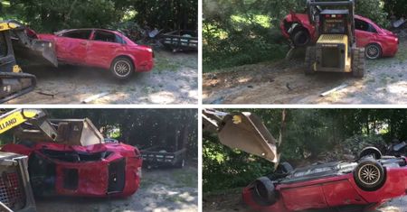 Georgia: zniszczył córce auto warte 40 tys. złotych, bo wygłupiała się w nim z chłopakiem