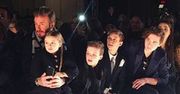 Rodzina Beckhamów na Nowojorskim Tygodniu Mody