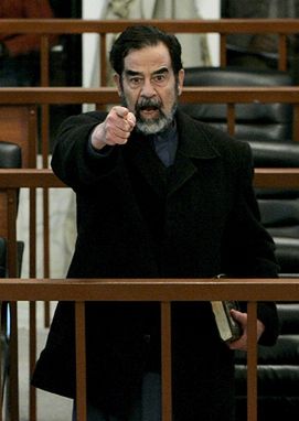 Saddam: precz z Bushem!