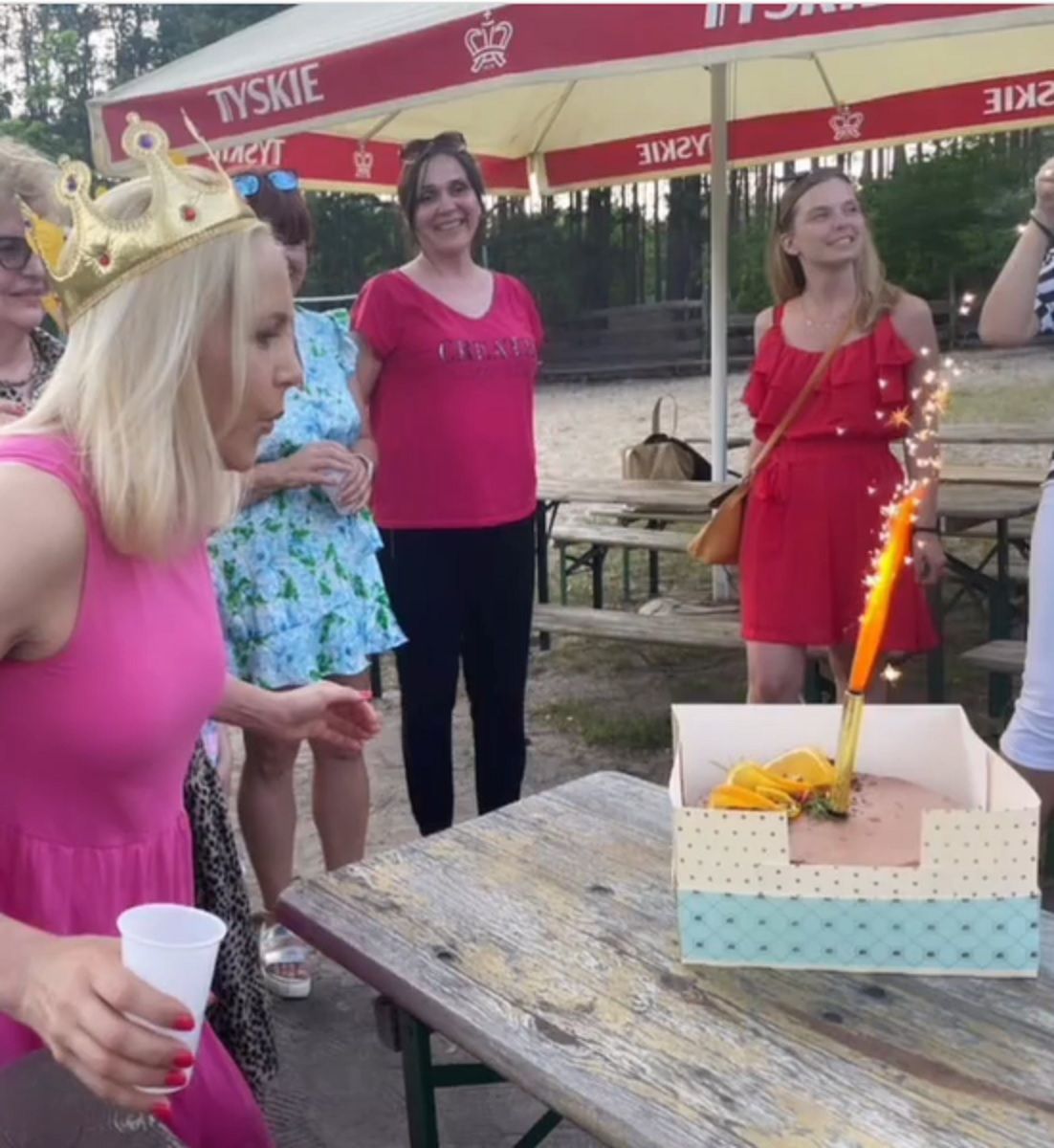 Anna Samusionek z córką świętuje 50. urodziny