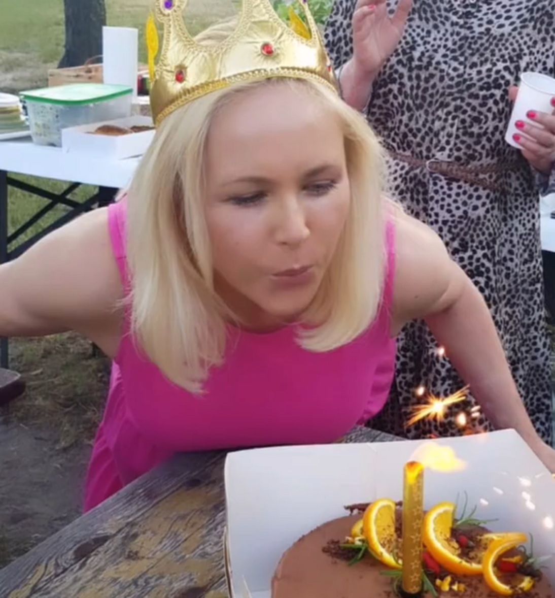 Anna Samusionek z córką świętuje 50. urodziny