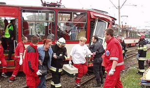 14 poszkodowanych w zderzeniu dwóch tramwajów