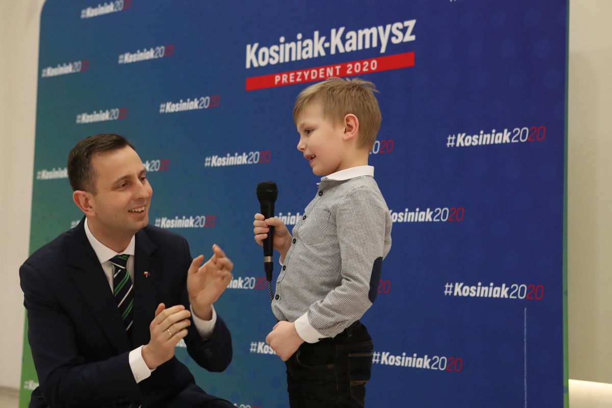 Wybory prezydenckie 2020. 8-latek zaskoczył Władysława Kosiniaka-Kamysza. Zadał mu "najważniejsze pytanie"