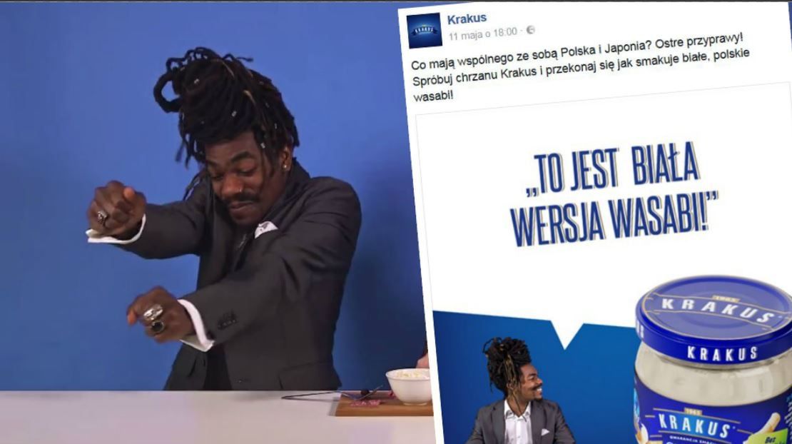 Kontrowersyjna reklama chrzanu Krakus. Internauci: to jest rasizm! Mamy odpowiedź firmy