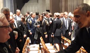 Obama wskazał na Wałęsę. "Poczekajcie, najpierw muszę się przywitać z tym panem"