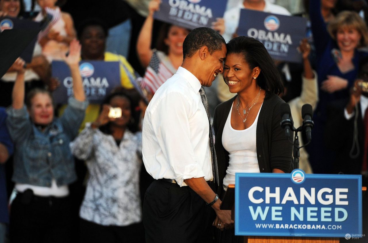 Barack Obama i Michelle Obama w 2008 roku (fot. ONS)