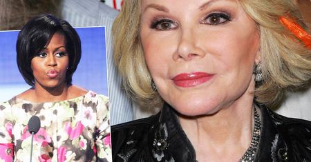 Joan Rivers przed śmiercią wypowiedziała kontrowersyjne słowa o Michelle Obamie. Nagranie zniknęło z internetu